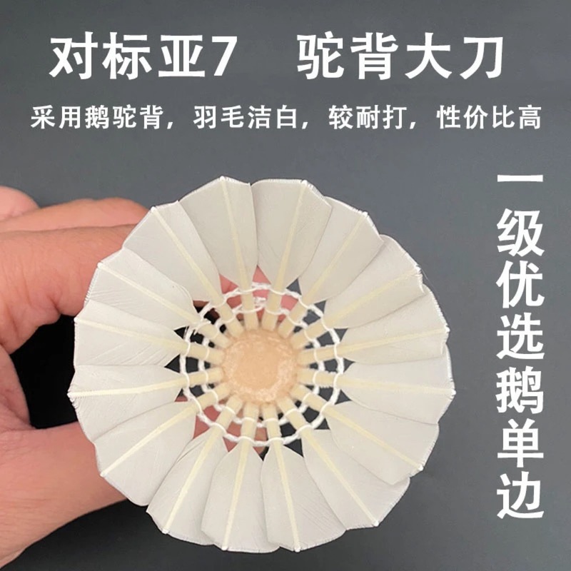无标亚四亚五亚七对标羽毛球飞行稳定耐打训练比赛大厂无标平替球|undefined