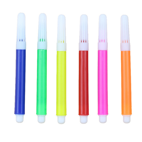 Mini children's diy graffiti watercolor pen cartoon painting 4 colors 5 colors 6 colors brushes kindergarten art painting supplies