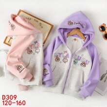 整首批发 25秋冬款童装 刺绣款 加绒  女童外套 儿童外套