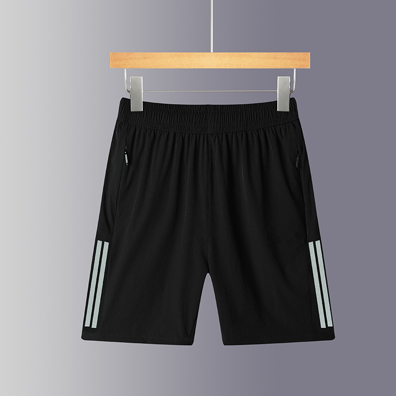 Directo de fábrica de verano nuevos pantalones cortos de seda de hielo para hombres al aire libre pareja casual seda de hielo de secado rápido para hombres y mujeres pantalones deportivos al por mayor