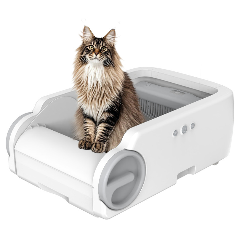 开放式自动猫砂盆智能猫沙盘铲屎机半封闭猫厕所大容量APP控制|undefined