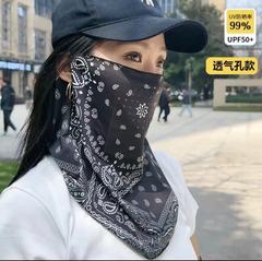 腰の果実の花の車の日焼け止めのマスクの男性の夏の薄い金の通気性はマスクのオートバイの日よけの首の顔のカバーの女性に乗ります。