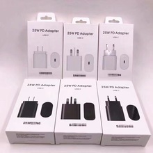适用三星C-C note10 S20美规欧规TA800旅行充头25W PD快充充电器