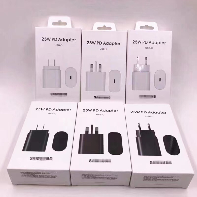 Suitable for Samsung C- C note10 S20 US and European TA800 travel charger 25W PD fast charger