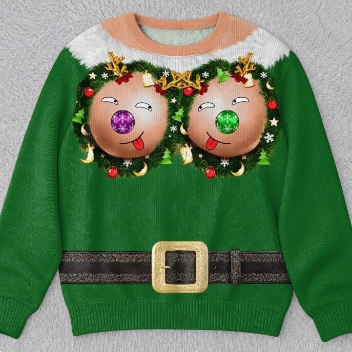 2026 Autumn/Winter New Christmas Pattern 3D Digital Print Casual Loose-Fit Crewneck Sweatshirt for Men, Cross-Border 2026 Autumn/Winter New Christmas Pattern 3D Digital Print Casual Loose-Fit Crewneck Sweatshirt for Men, Cross-Border