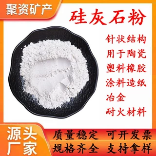 硅灰石粉厂家陶瓷釉料耐火材料砂浆涂料橡胶塑料用针状硅灰石粉