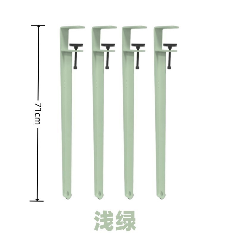 免打孔桌脚支架桌腿办公木板茶几可移动升降桌子腿支撑架方桌圆形|undefined