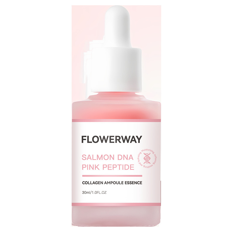 FLOWERWAY三文鱼DNA钠粉红肽胶原蛋白安瓶精华液抑黑亮白面部精华|undefined