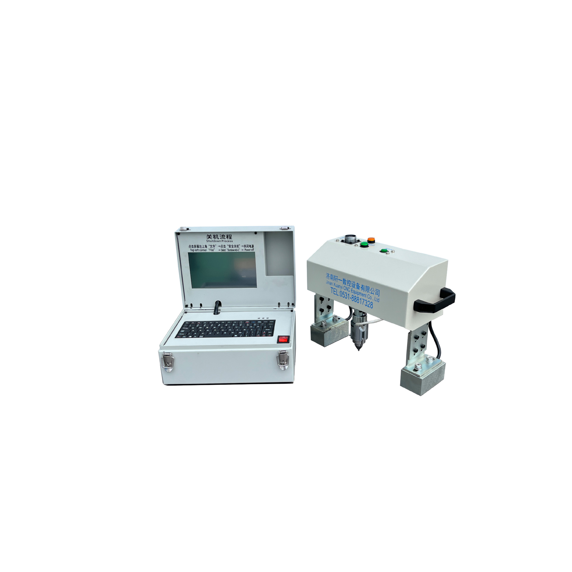 Xuanyi Máquina de marcado eléctrica portátil Máquina de grabado de metal Máquina de codificación de marco de placa de acero Máquina de codificación VIN de viga de automóvil