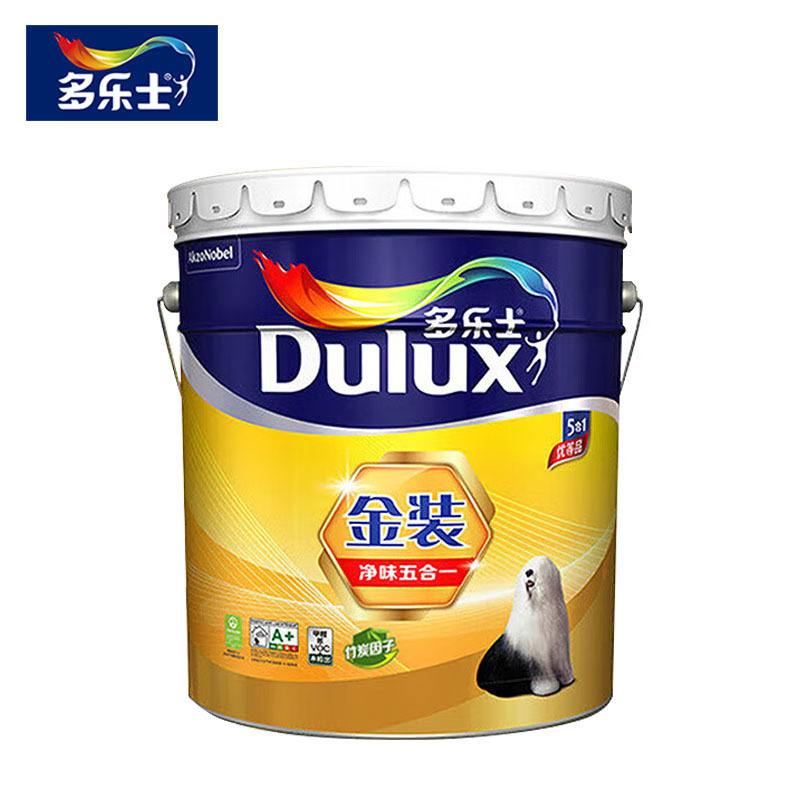 多乐士Dulux金装净味五合一18L乳胶漆墙面漆内墙涂料油漆优等品
