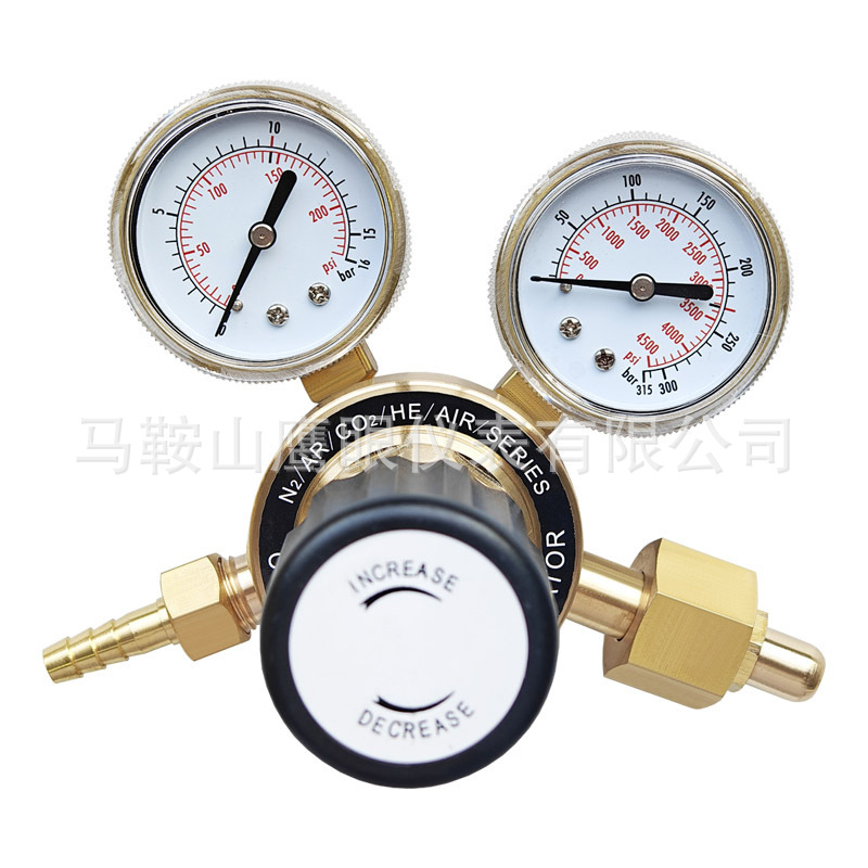 全铜氧气减压器钢瓶高纯标准气体减压阀