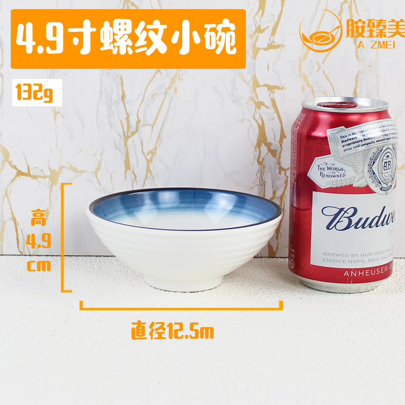 4.9 인치 스레드 작은 그릇 블루 70049