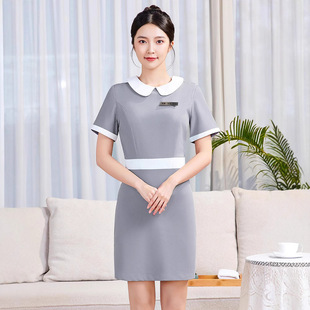 [Health Spa] Spring and Summer Beautician Work Clothes Women's Beauty Salon Club Technician Clothes Dress Suit