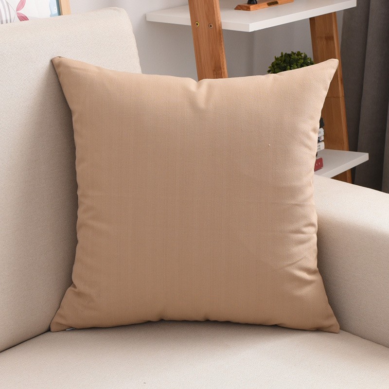 Cojín de asiento de algodón y lino para oficina y sofá