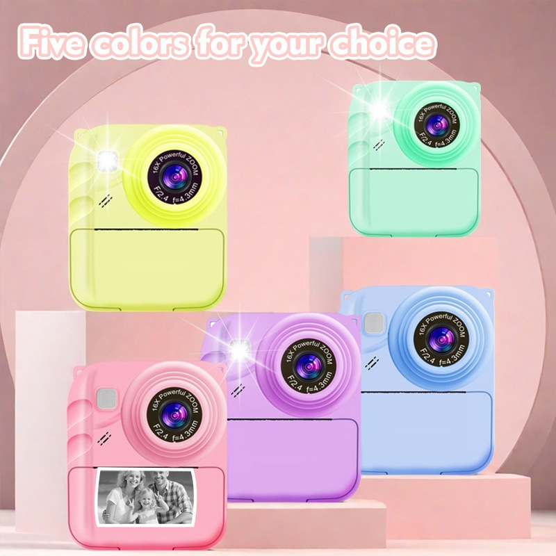 New product, the high-definition dual-camera children's camera toy photo printing digital camera photo video cross-border