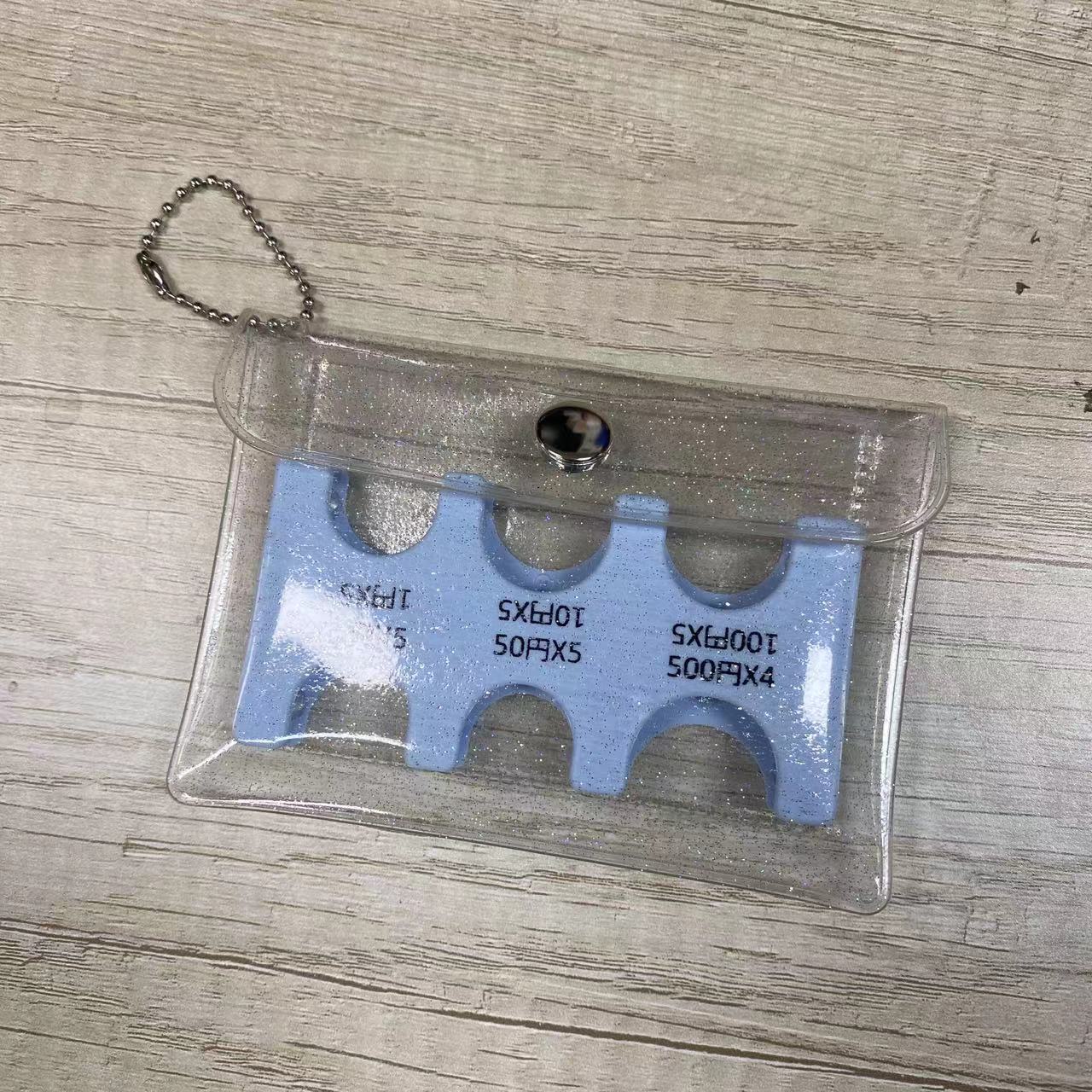 Clip de moneda promocional spot al por mayor monedero de PVC bolso de almacenamiento de coche para hombre billetera de moneda creativa de gran capacidad para mujer