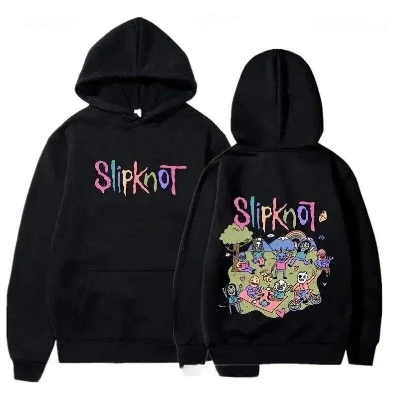 Metal Rock Band Slipknot Album Poster Graphic Print Hoodie Women's Men's Sweatshirt Streetwear Clothing