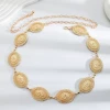 Oval flower 124-gold