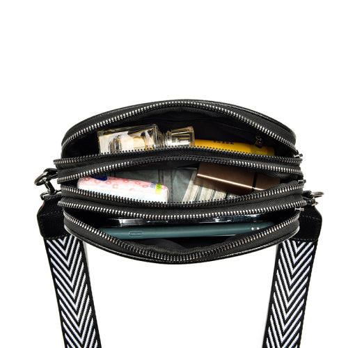 Crossbody bag women's bag  spring new style small fragrant fashion women's shoulder bag three-layer practical soft leather small square bag