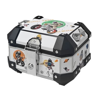 Electric car tail box – Aluminum Alloy Tail Box - space-motorcycle-tour-5l