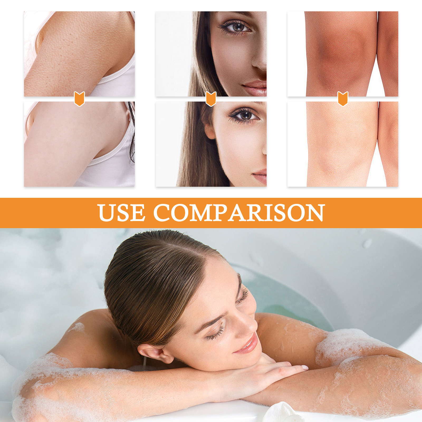 EELHOE Turmeric Whitening Skin Soap Cleans and beautifies the private parts of elbows and knees, brightens skin, moisturizes and whitens_voghion.com