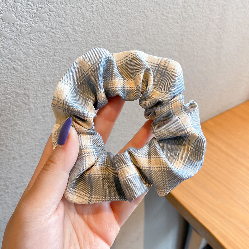 Temperamento floral intestino grueso anillo para el cabello bola femenina cabeza cuerda dulce cola de caballo cuerda para el cabello banda de goma de alta calidad accesorios para el cabello al por mayor