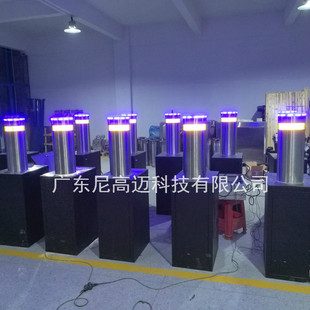 Stainless Steel Fully Automatic Adjustable Column Electric Hydraulic Road Pile Anti-Collision Column Car Blocking Ground Pile Remote Control Telescopic Roadblock Manufacturer