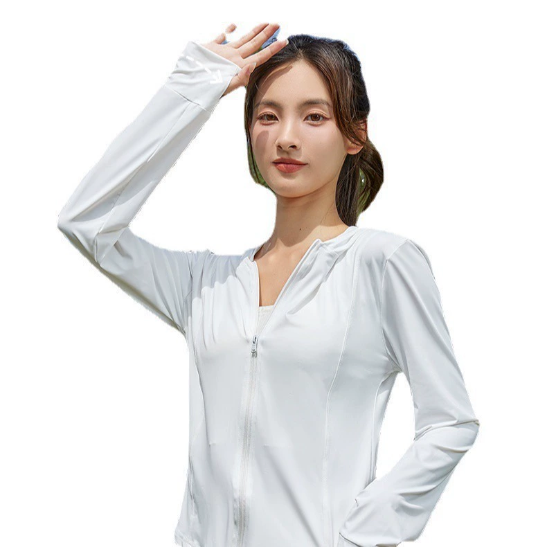 Шелковая путешественна�? breathable sun protection clothing, thin jacket, UV protection, wholesale