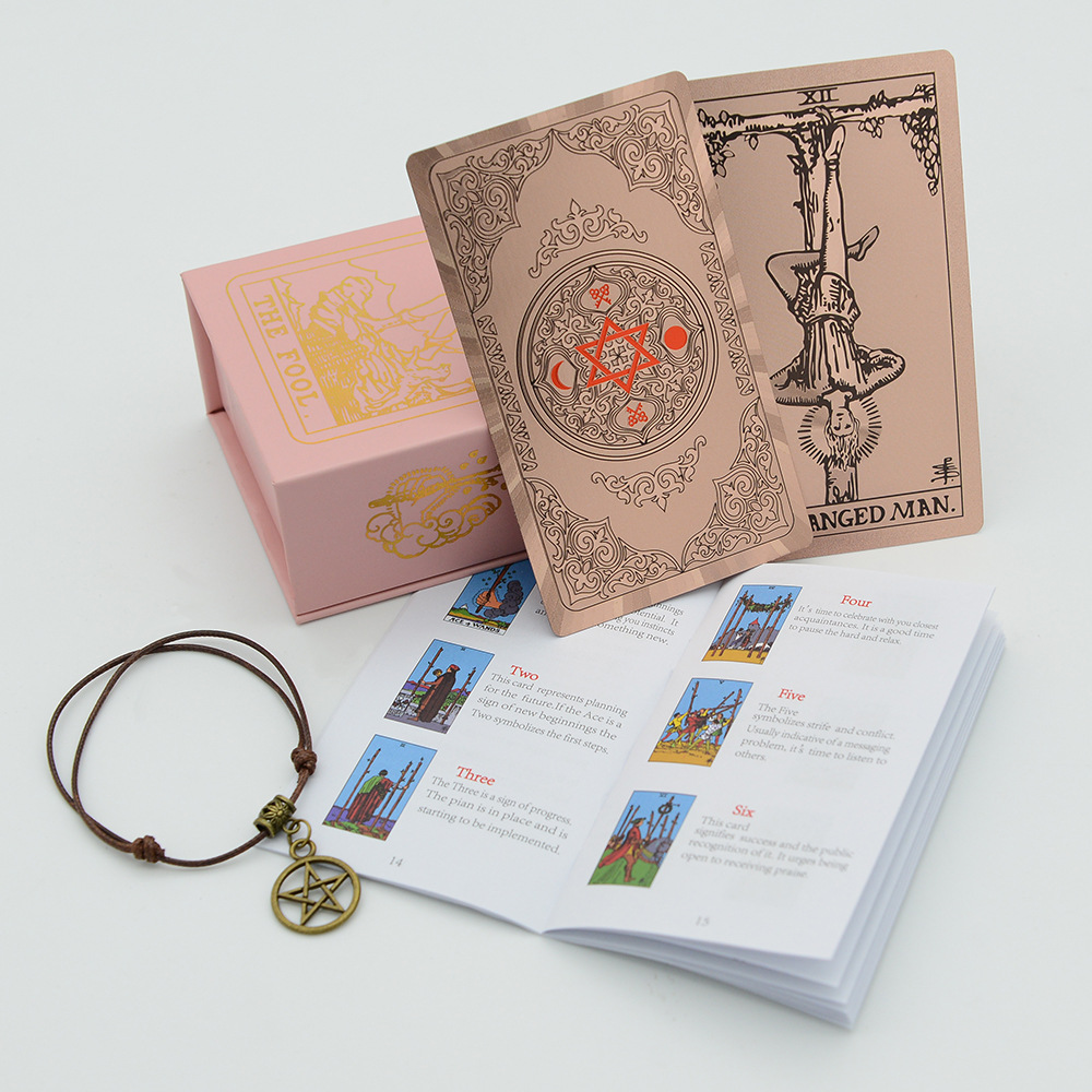 Classic Waite Tarot Cards With Gold Stamping Waterproof Finish_voghion.com