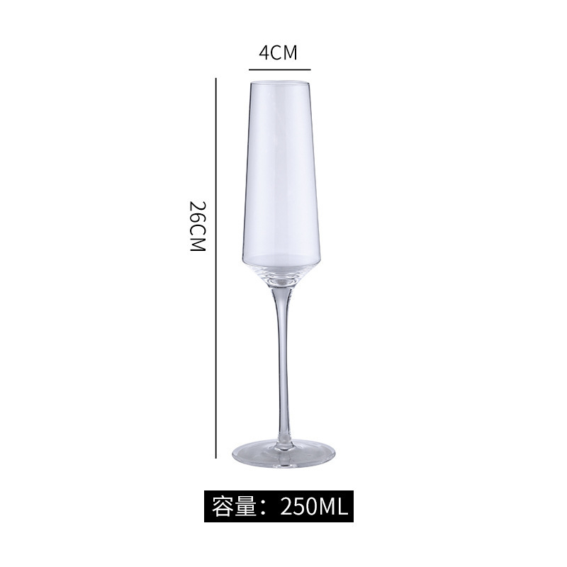 Copa de champán de cristal con boca inclinada Jinbaijia, copa de degustación de aromas para hotel, copa de vino tinto, copa de vino
