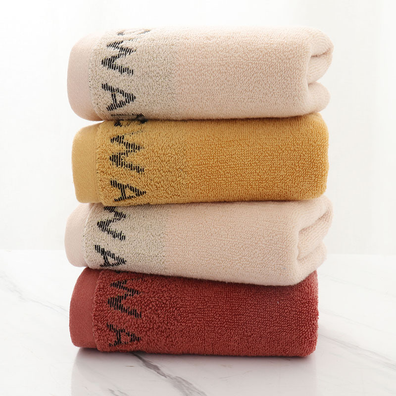 Little Swan multi-color yarn-dyed jacquard craft towel face towel soft absorbent welfare Super wholesale