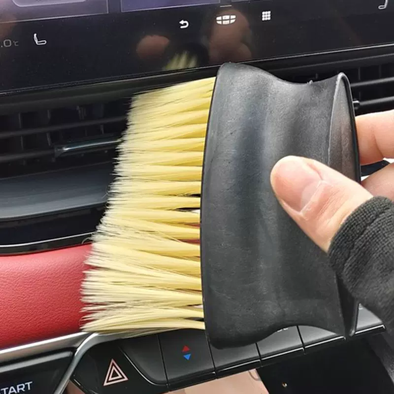 汽车空调出风口清洗刷内饰清洁缝隙刷子软毛清洁工具除尘除灰刷子