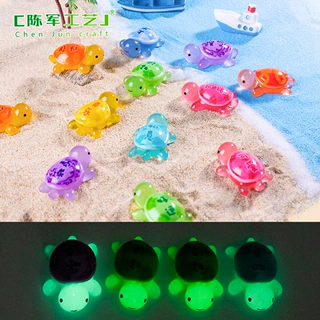 微景观夜光好运发财乌龟 diy装饰品盲袋对对碰配件桌面车载小摆件
