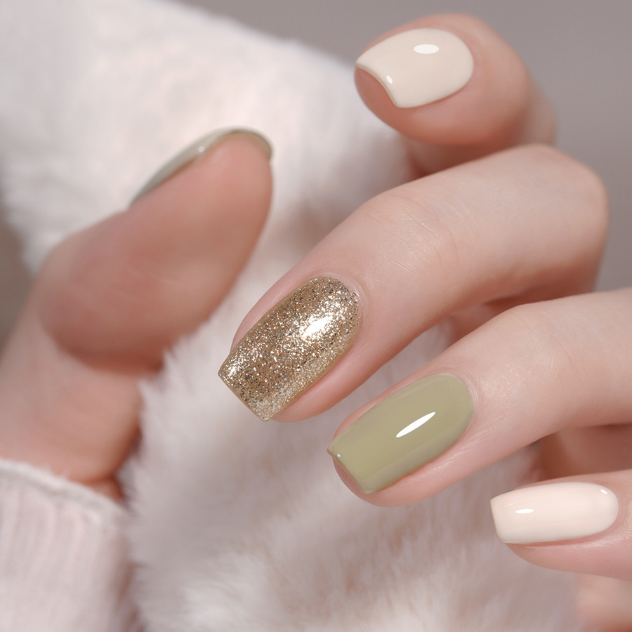 New white nail polish glue solid color milky white nail polish shop special long-lasting firm Nail Polish glue suit