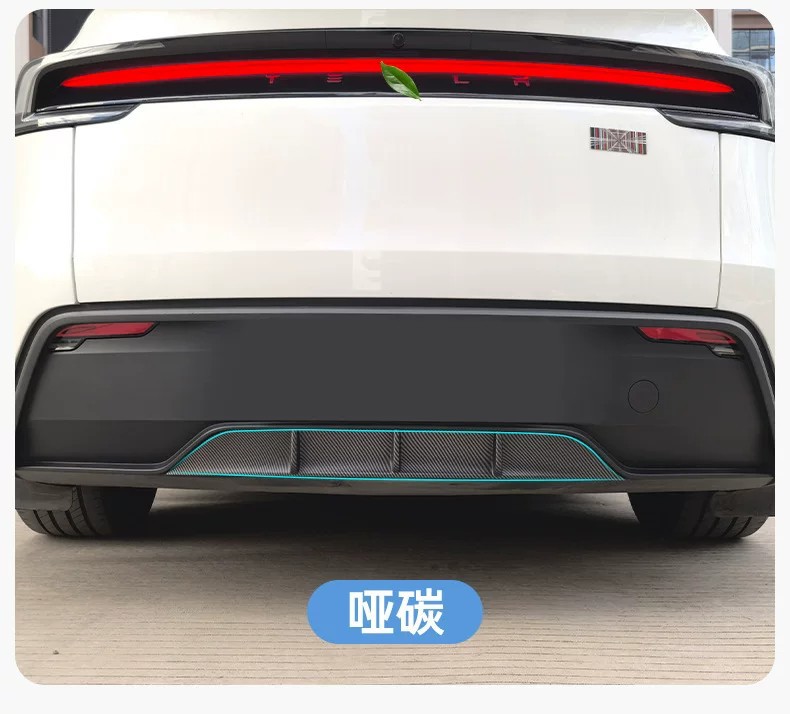 Suitable for the new Tesla Model Y rear lip spoiler bumper cover and rear bumper lower trim