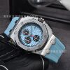 High-end quartz silicone men's watch, sports hair band, Switzerland