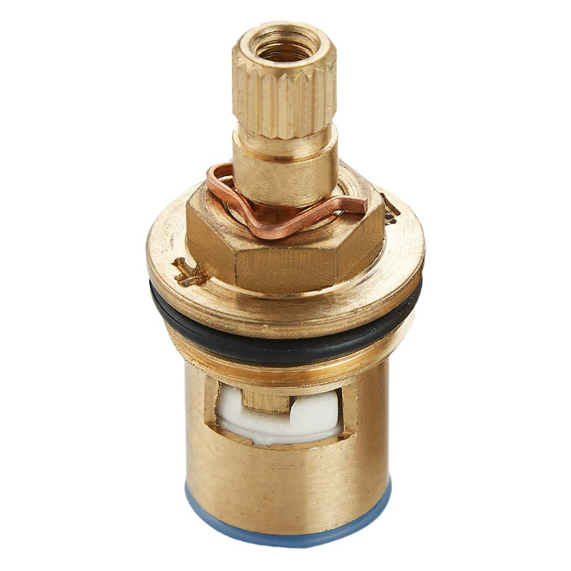 Смеситель медный утолщенный сердечник клапана устойчивый к давлению высокотемпературный одиночный холодный горячий быстрооткрывающийся треугольный клапан керамический сердечник аксессуары для скрытых клапанов