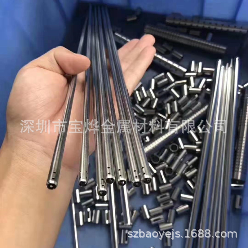 304不锈钢毛细管 精密细小医用针管缩口斜切磨尖 冲孔磨尖 喷水管