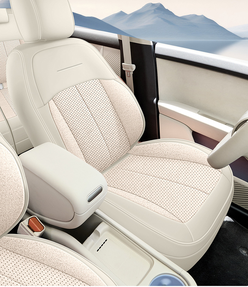 Nio Firefly Firefly Special Seat Cover, Leather and Suede, Wear-Resistant Car Cushion, Full-coverage Seat Cover