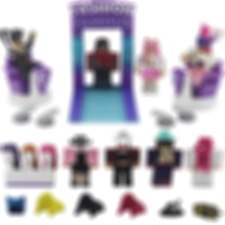 2,5-3 pulgadas muñeca de juguete 8 + T MESA + 2 sillas + soporte de exhibición + Accesorios en caja