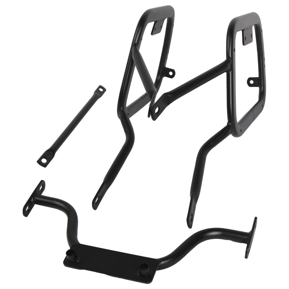 Adecuado para longxin wuji 500DS caja lateral de acero al carbono marco lateral tres caja soporte de aleación de aluminio caja lateral soporte