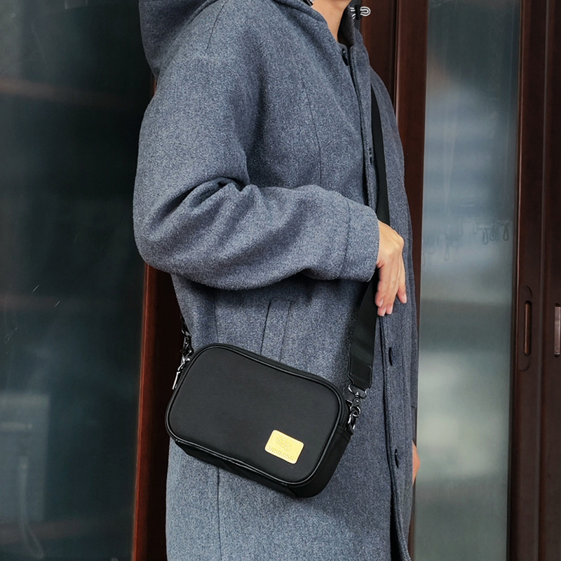 Canvas New Men's Shoulder Bag Casual Japanese Cloth Bag Crossbody Small Bag Korean Style Youth Multi-Pocket Backpack for Men and Women Canvas New Men's Shoulder Bag Casual Japanese Cloth Bag Crossbody Small Bag Korean Style Youth Multi-Pocket Backpack for Men and Women