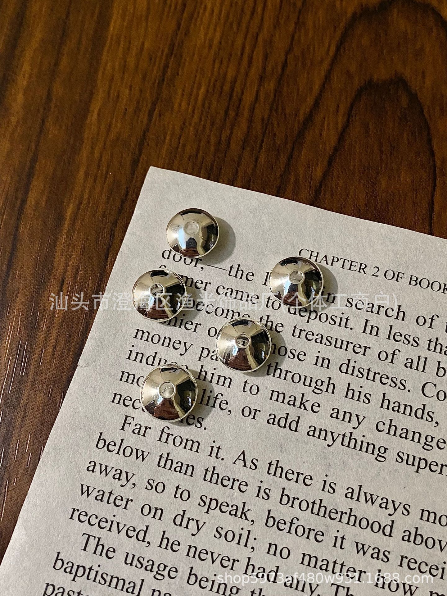 Color-Preserving Ufo-Shaped Spacer Crystal DIY Accessories, Bracelet Beads, Spacer Beads, Pad Beads, Craft Accessory Materials Wholesale