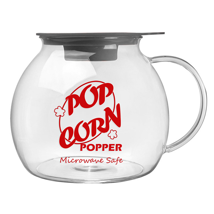 厂家供应 玻璃爆米花器微波炉爆米花器玻璃爆米花壶 批发
