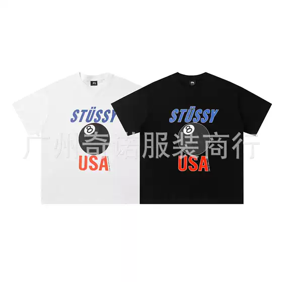 2025 Summer New Arrival European American Streetwear Classic World Tour Print Lettering Unisex Short Sleeve T-Shirt Dropshipping