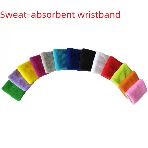 Cross-border nylon sweat-absorbent sports towel wrist guard basketball badminton warm wrist guard gift wristband wholesale