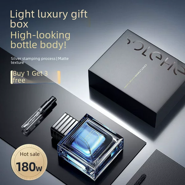 Hefengyu Men's Perfume Long-Lasting Light Fragrance Men's Perfume Gentleman Azure Cologne Men's Fresh Fragrance