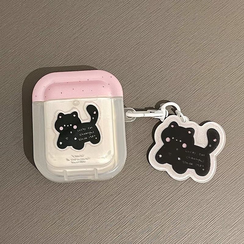 Contrast Color Black Cat Wireless Bluetooth Headset High Quality Suitable for Huawei Vivooppo Apple Binaural Sports Headset Contrast Color Black Cat Wireless Bluetooth Headset High Quality Suitable for Huawei Vivooppo Apple Binaural Sports Headset