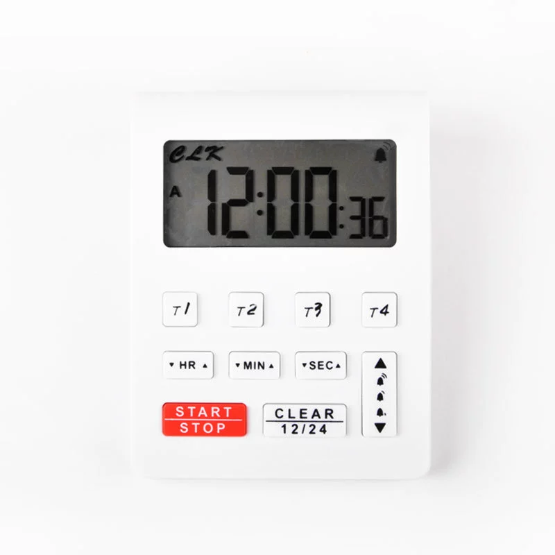 Четырехканальный таймер обратного отсчета студенческий Настольный Таймер Будильник Напоминание устройство настройки кухни