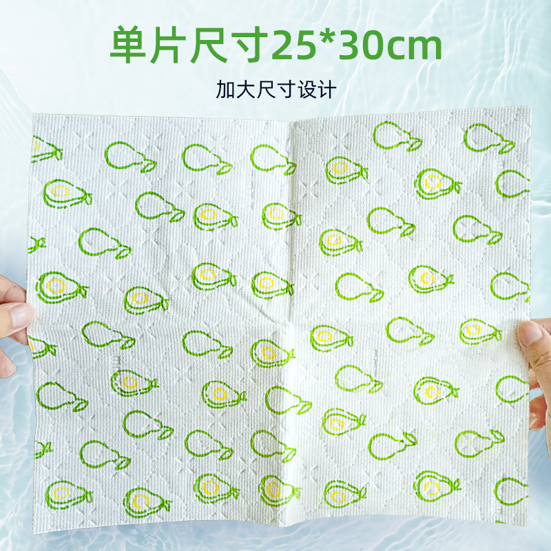 Kakama ウェットとドライのレイジーラグ 厚くて大きなキッチン用品紙 使い捨て食器洗い不織布ラグ|undefined